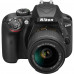 NIKON D3400 AF-P 18-55 VR Black camera (VBA490K001)