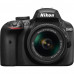 NIKON D3400 AF-P 18-55 VR Black camera (VBA490K001)