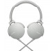 Sony MDR-XB550AP mic White earphones