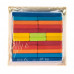 Designer wooden Nic Multi-colored plate (NIC523346)