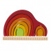 Designer wooden Nic House Arch red (NIC523040)