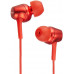 Sony MDR-EX255AP mic red earphones