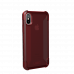 UAG cover for iPhone X Plyo Crimson Dark Red Transparent