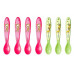 Set of spoons Nuvita of 6 m + 7 pieces. Pink and lime (NV1410Pink)