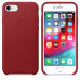 Cover of Leather Case Apple for iPhone 8/7/SE 2020 of PRODUCT RED (MQHA2ZM/A)