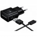 Network Samsung EP-TA20 Fast Charger + Type-C Cable Black charger