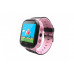 Children's watch phones with the GPS GOGPS ME K12 tracker pink (K12PK)