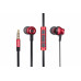 Наушники Remax Earphone RM-610D Mic Red