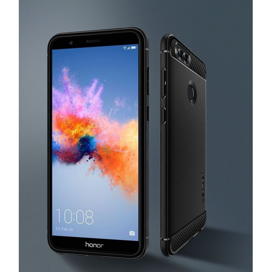 Cover of Spigen for Honor 7X Rugged Armor Black