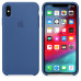 Чехол Apple Silicone Case для iPhone XS Max Delft Blue (MVF62ZM/A)