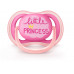 Dummy orthodontic Avent Ultra Air of 6-18 months, pink/peach 2 pieces (SCF343/22)