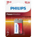 Philips Power Alkaline 6LR61 BLI 1 (6LR61P1B/10) battery