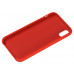 Cover 2E for the Apple iPhone X/Xs Liquid Silicone Red