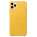 Чехол Apple для iPhone 11 Pro Max Leather Case Meyer Lemon (MX0A2ZM/A)