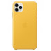 Чехол Apple для iPhone 11 Pro Max Leather Case Meyer Lemon (MX0A2ZM/A)