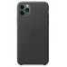 Cover of Apple for iPhone 11 of Pro Max Leather Case Black (MX0E2ZM/A)