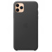 Cover of Apple for iPhone 11 of Pro Max Leather Case Black (MX0E2ZM/A)