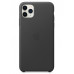 Cover of Apple for iPhone 11 of Pro Max Leather Case Black (MX0E2ZM/A)