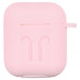 Чехол 2Е для Apple AirPods Pure Color Silicone Imprint Light pink