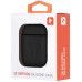 Cover 2E for AirPods Pure Color Silicone Imprint Black Apple