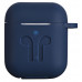 Cover 2E for AirPods Pure Color Silicone Imprint Navy Apple