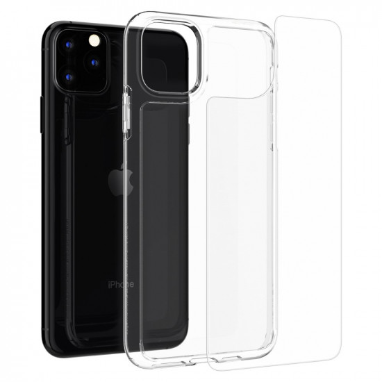 Cover of Spigen for iPhone 11 Pro Quartz Hybrid Crystal Clear