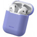 Cover of Baseus for AirPods 1/2 Purple Apple