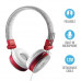 Trust Fyber On-Ear Mic Grey/Red earphones