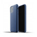 MUJJO cover for iPhone 11 Pro Full Leather, Monaco Blue