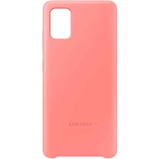 Cover of Samsung for Galaxy A51 (A515F) Silicone Cover Pink