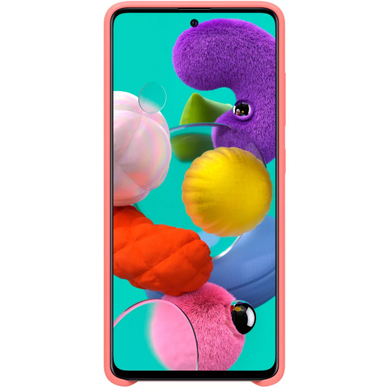 Чехол Samsung для Galaxy A51 (A515F) Silicone Cover Pink