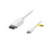 Кабель KITs MiniDisplayPort to DisplayPort(AM/AM), white, 0.3m