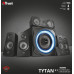 Trust 5.1 GXT 658 Tytan Surround Speaker System BLACK speaker system