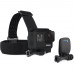 Fastening on the head of GoPro Head Strap Mount + QuickClip