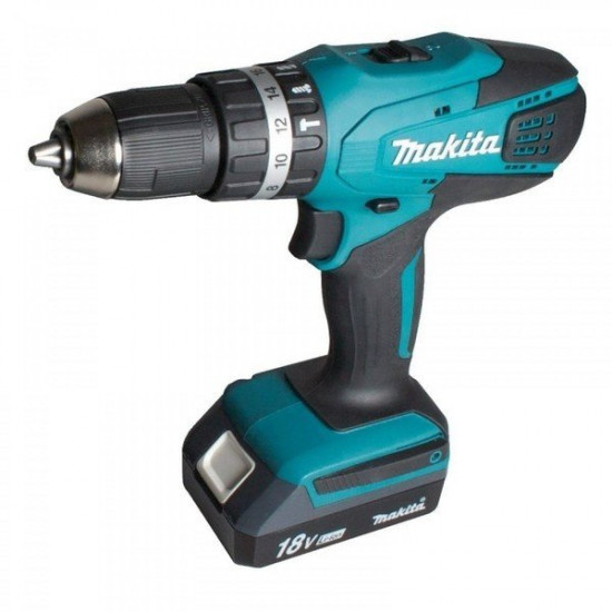 Cordless Makita HP457DWE shock screwdriver