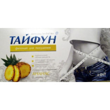 Typhoon phytotea for weight loss with taste of pineapple in bags on 2 g, 30 pieces.