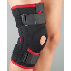 The bandage on a knee neoprene, one-piece, a silicone ring, the 4th spiral edges the size is M 103 AURAFIKS