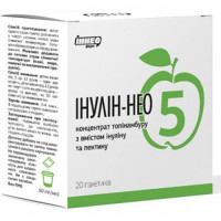 Inulin-NEO the 5th dietary additive with taste of apple in bags on 6 g, 20 pieces.