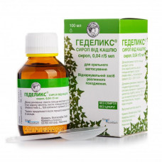 Gedelix for cough of 0.04 g / 5 ml of 100 ml syrup