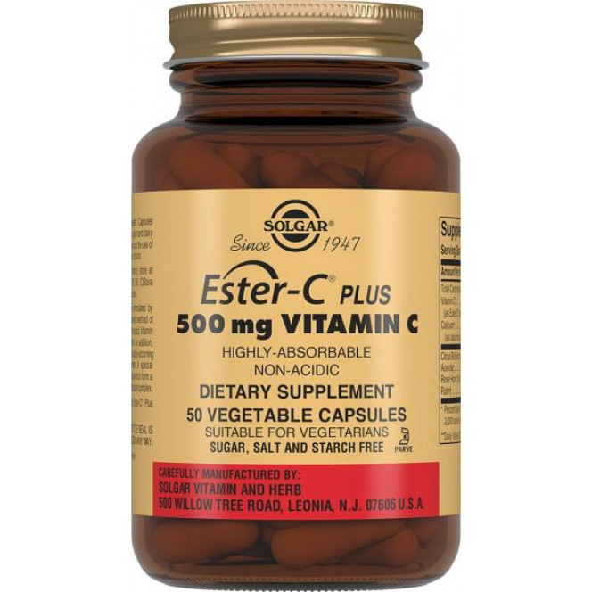 Solgar Esther-with plus Vitamin S in capsules on 500 mg, 50 pieces.