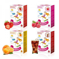 Nekachayka lollipops for children from a motion desease with taste of strawberry, 10 pieces.