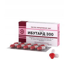 Ibutard of the capsule of the prolonged action on 300 mg, 20 pieces.