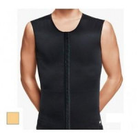 Compression undershirt after liposuction for men of Aurafix LC-1720 black 4/S