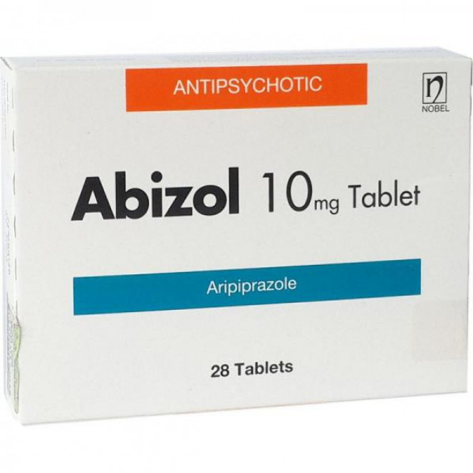 Abizol of a tablet on 10 mg, 28 pieces.