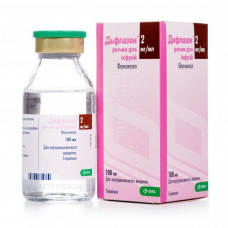 Diflazon solution for infusions on 100 ml, 2 mg/ml, 1 piece.