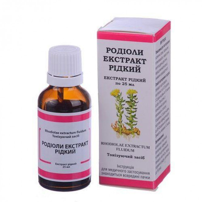 Rhodiolas extract of liquid, 25 ml - Biolik