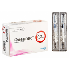 Flenoks solution for injections, 2000 ME/0.2 ml Anti-ha in syringes, 10 pieces.