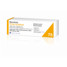 Bemfola solution for injections 75 MO (5.5 mkg), 0.125 ml