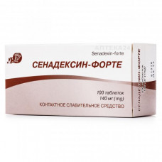 Senadeksin-Fort of a pill from a constipation of 140 mg No. 100