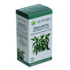 Eucalyptus prutovidny leaves in a pack with an internal package, 75 g